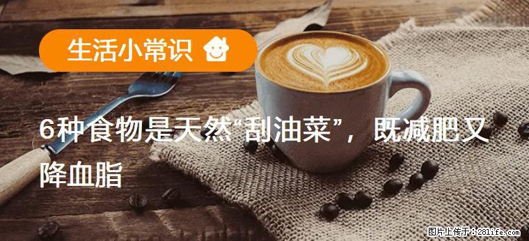 【生活小常识】6种食物是天然“刮油菜”,既减肥又降血脂 - 资阳生活资讯 - 资阳28生活网 zy.28life.com